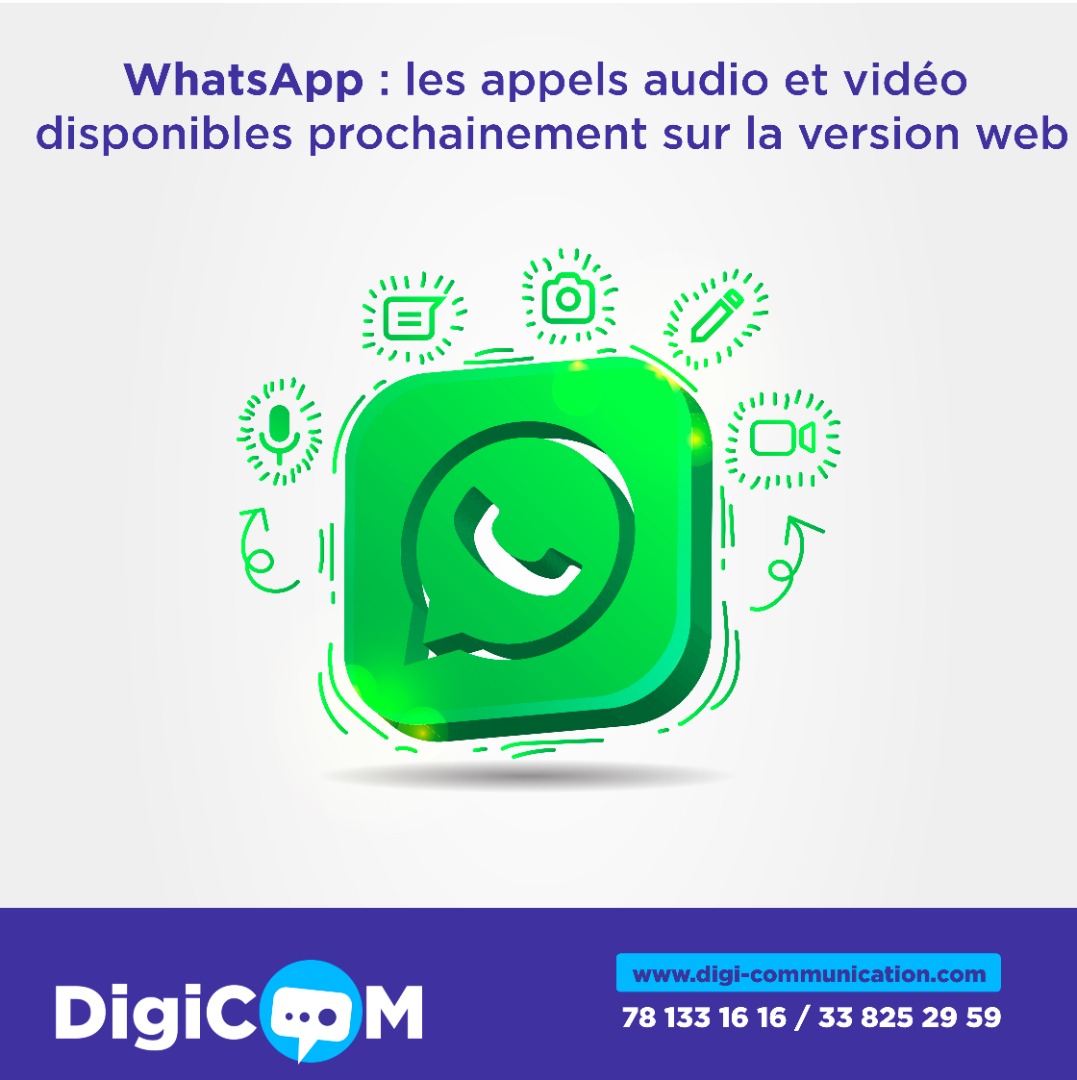 WhatsApp : les appels audio et vidéo disponibles prochainement sur la version web